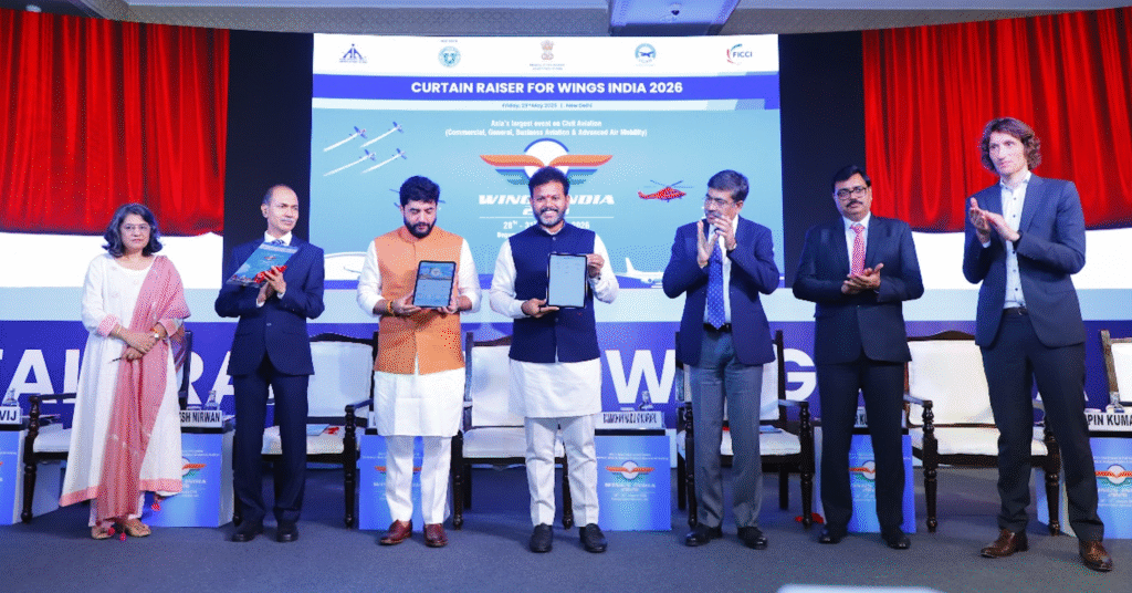 Union Minister Ram Mohan Naidu Inaugurates Curtain Raiser Event for ‘Wings India 2026’